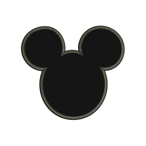 Mickey Mouse Ears Mickey Mouse Ears Embroidery Design