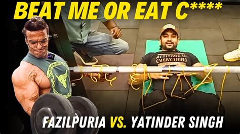 Yatinder Singh Vs Fazilpuria Ultimate Fitness Challenge Yatinder