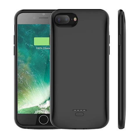 Upgraded Iphone 7 Plus 8 Plus Battery Case Auyoo 5500mah Portable
