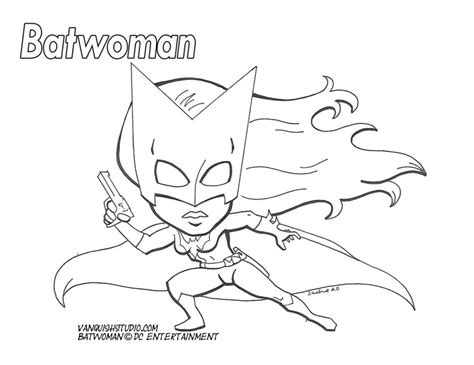 New Coloring Page Batwoman Vanquish Studio