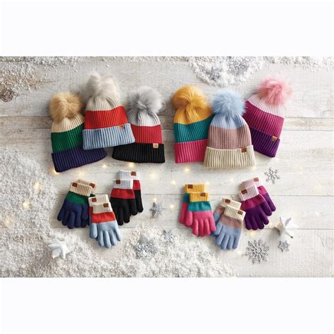 Kids 3 Pack Knit Hat And Gloves Montgomery Ward