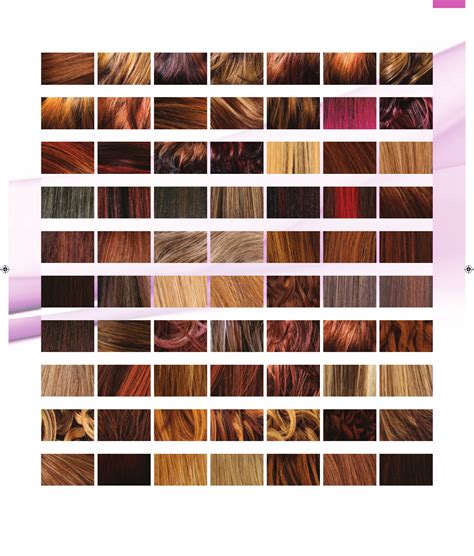 Human Hair Color Selection Chart Free Download