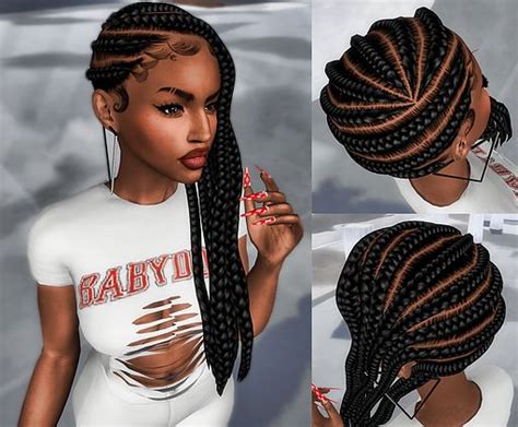 Ebonixsims Downloads Sims 4 Urban Cc Sims Hair Sims 4 Afro Hair
