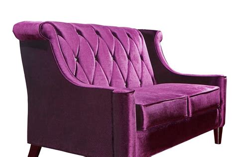 furniture purple loveseat  contemporary lifestyle