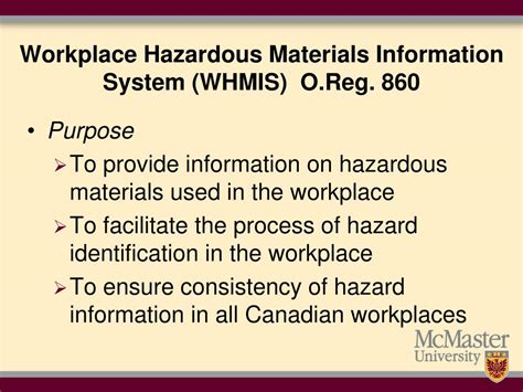 Ppt Workplace Hazardous Materials Information System Powerpoint