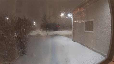 Time Lapse Winter Snow Storm Gopro Hero 7 Youtube