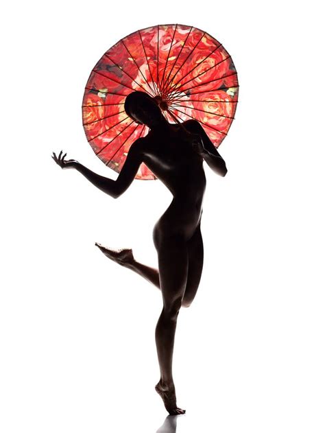 Nude Woman With Red Parasol Photography By Johan Swanepoel Saatchi Art