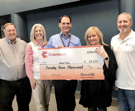 And let our online and mobile services work for you. Chemours donates $24K to United Way Alliance of the Mid ...