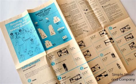 How To Read A Pattern Simple Simon And Company Sewing Space Simple