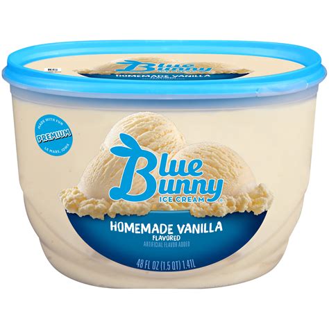 Blue Bunny Premium Homemade Vanilla Ice Cream 48 Fl Oz