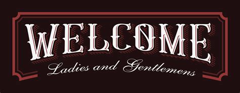 Vintage Lettering Illustration Of Welcome 539121 Vector Art At Vecteezy