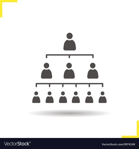 Company Hierarchy Concept Icon Royalty Free Vector Image