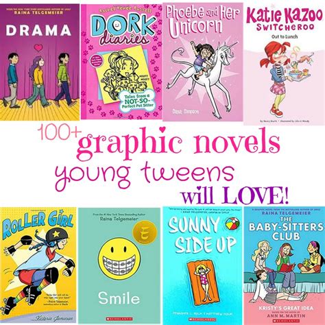 Books For Young Tweens Illustrated Comic Style Graphic Novels The