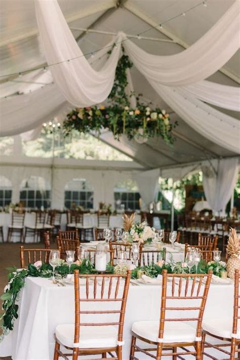 Outdoor Backyard Tented Wedding Ideas Tented Wedding Reception With