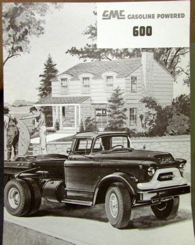 Purchase 1955 Gmc Gasoline Powered Truck Model 600 Original Sales
