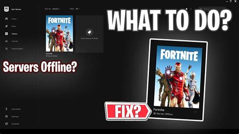 How To Fix Fortnite Servers Offline What To Do In Fortnite Chapter 4