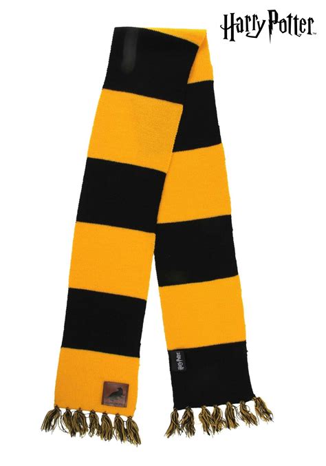 Harry Potter Hufflepuff Scarf With Tassels Harry Potter Collectables