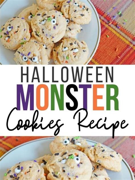 Halloween Monster Cookies Cake Mix Recipes