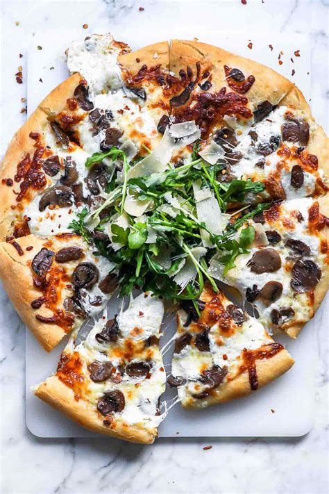Truffled Mushroom Pizza Recipe