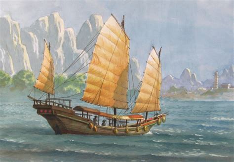 Old Ships Paintings By Chung Chee Kit The Art Of Chung