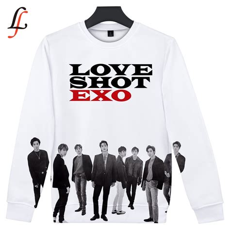 Exo Love Shot 3d Sweatshirts Kpopheart