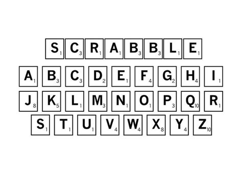 Scrabble Tiles Svg Files Scrabble Tiles Svg Files For