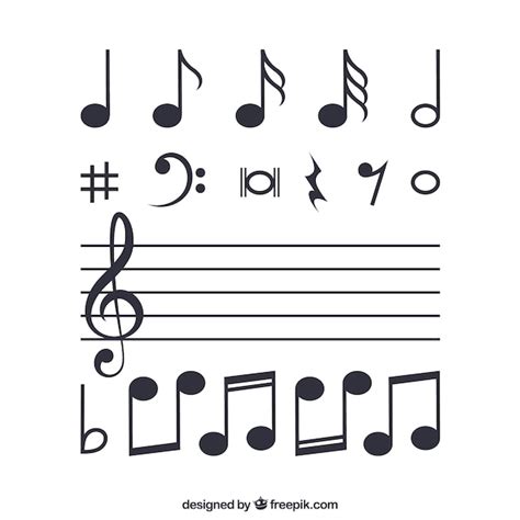 Musical Notes Free Vector