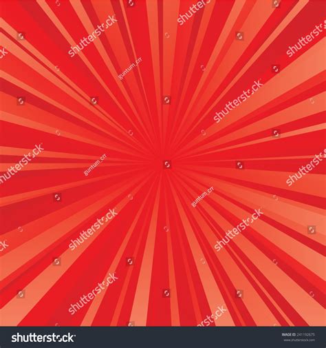 Red Color Burst Background Vector Illustration 241192675 Shutterstock