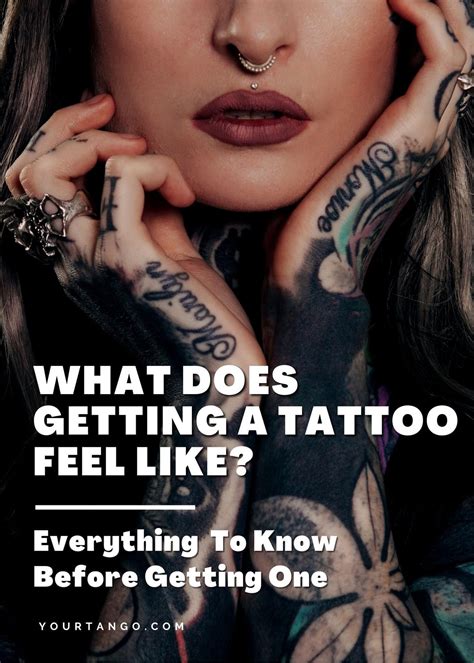 What Does Getting A Tattoo Feel Like Everything You Need To Know