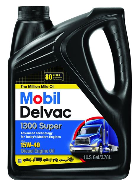 Mobil Super 96819 15w 40 Delvac 1300 Motor Oil 1 Gallon Pack Of 4