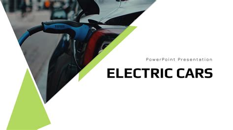 Electric Cars Powerpoint Template Automobile Ppt Slides