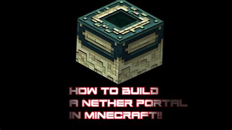 How To Build End Portal Youtube