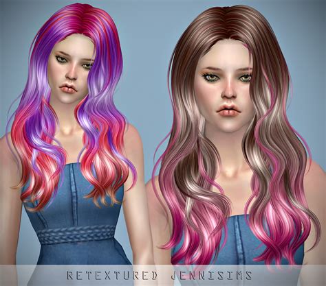 Downloads Sims 4newsea Dynasty Hair Retexture Jennisims