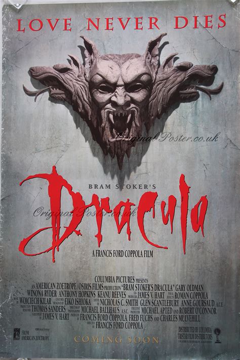 Bram Stokers Dracula Original Vintage Film Poster Original Poster