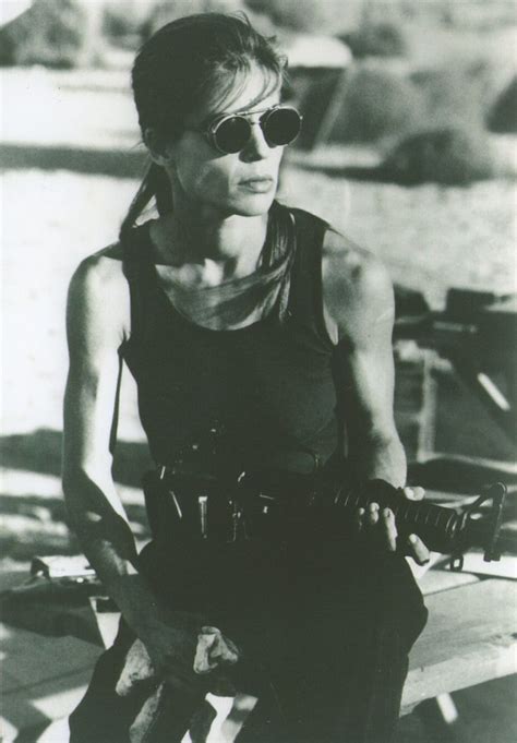 Terminator 2 Judgment Day 1991 Linda Hamilton As Sarah Connor In