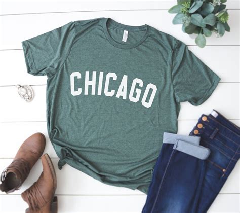 Chicago Shirt Chicago Tee Chicago T Shirt Etsy
