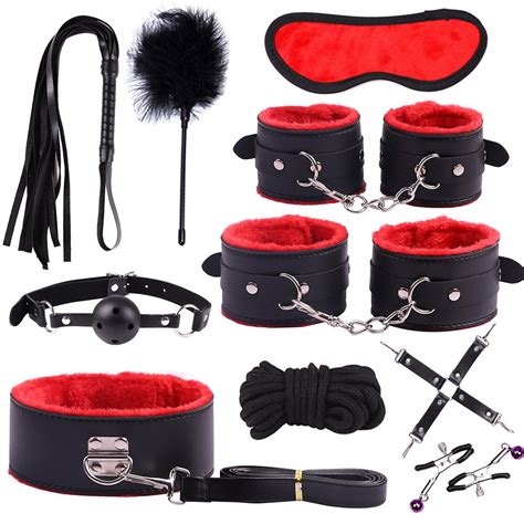 Bondage Toys For Couples Toy Kit Bdsm 10 Kits Sex Handcuff Lingerie