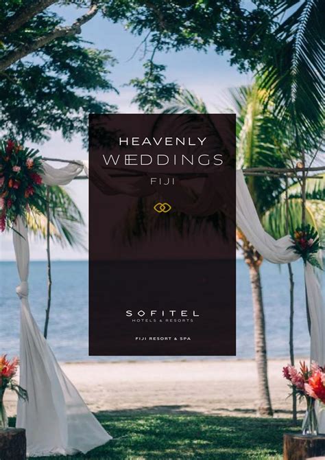 Sofitel Fiji Resort And Spa Wedding Brochure By Sofitel Fiji Issuu