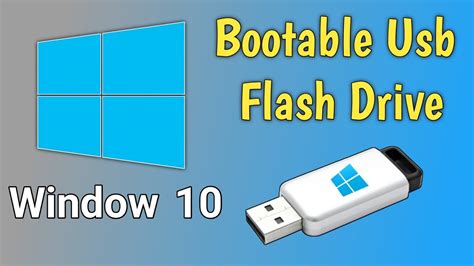 How To Make A Official Windows 10 Bootable Usb Flash Drive Youtube