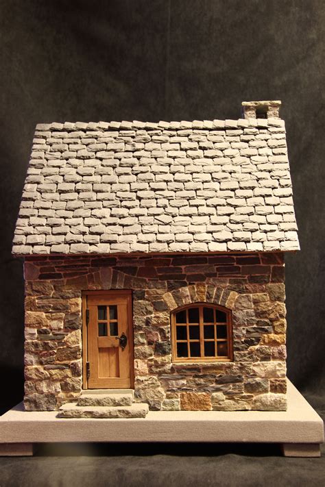 Miniature Stone House Glitter Houses Miniature Houses Stone House
