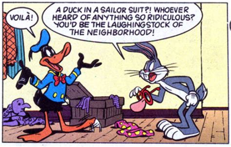 I Love The Fact That They Are Roasting Donald Duck Here Daffy Duck