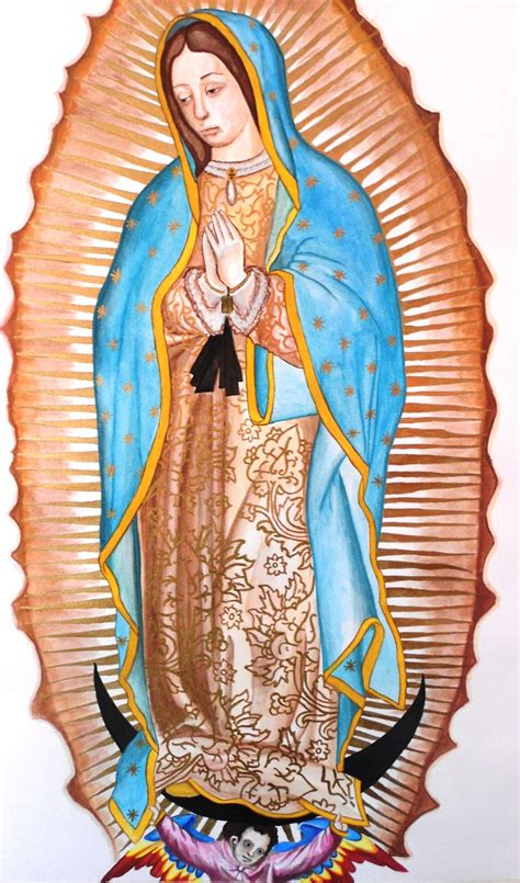 Como Dibujar La Virgen De Guadalupe Facil Y Sencillo Kulturaupice