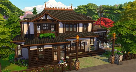 Snowy Escape House From Simsontherope • Sims 4 Downloads