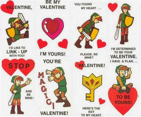The Legend Of Zelda Valentines Day Cards Will Help Spread