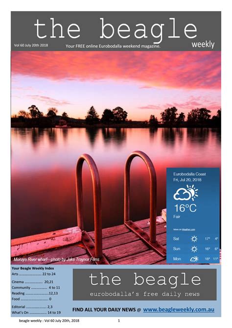 Beagle Weekender Vol 60 July 20th 2018 By The Beagle Weekly Issuu