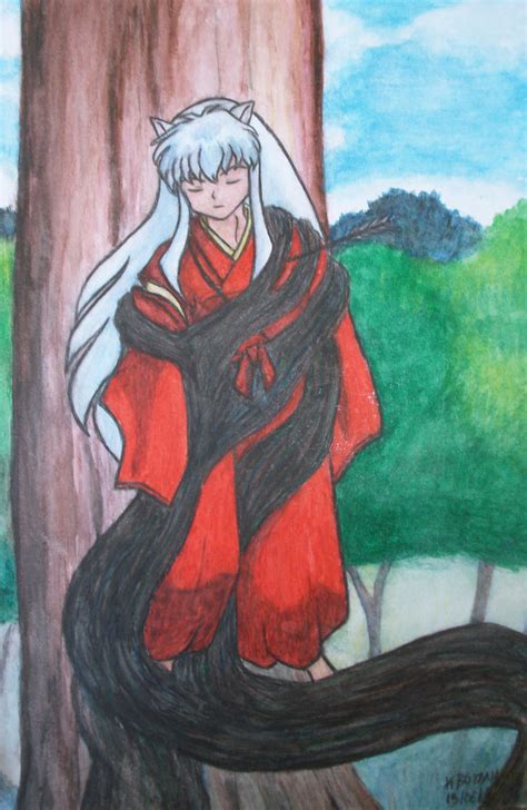 Inuyasha Sealed To The Tree Of Ages By Mistressofdecay On Deviantart
