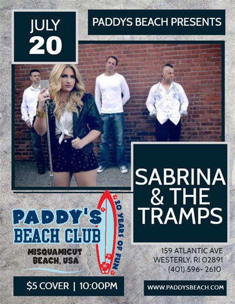 Sabrina And The Tramps Paddys Beach Club Rhode Island Beach Bar And
