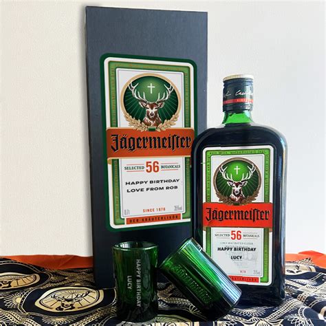 Personalised Jagermeister T Set Add A Personal Touch Couk