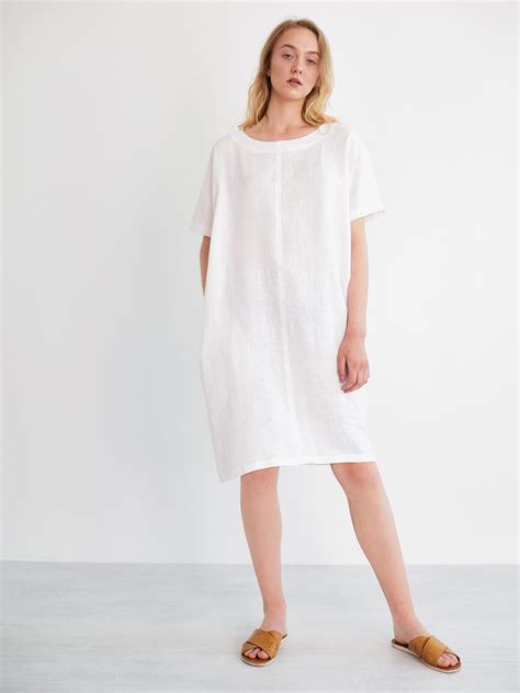 Venice Linen Tunic Dress Love And Confuse