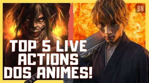 Top 5 Live Actions Dos Animes Da Netflix Youtube